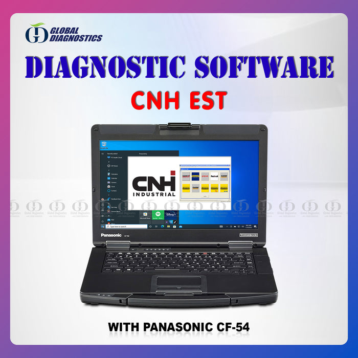 CNH EST Diagnostics Software with Laptop