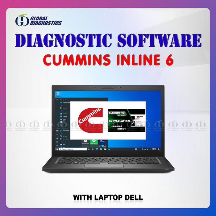 Cummins Inline 6 Diagnostic Software with Laptop