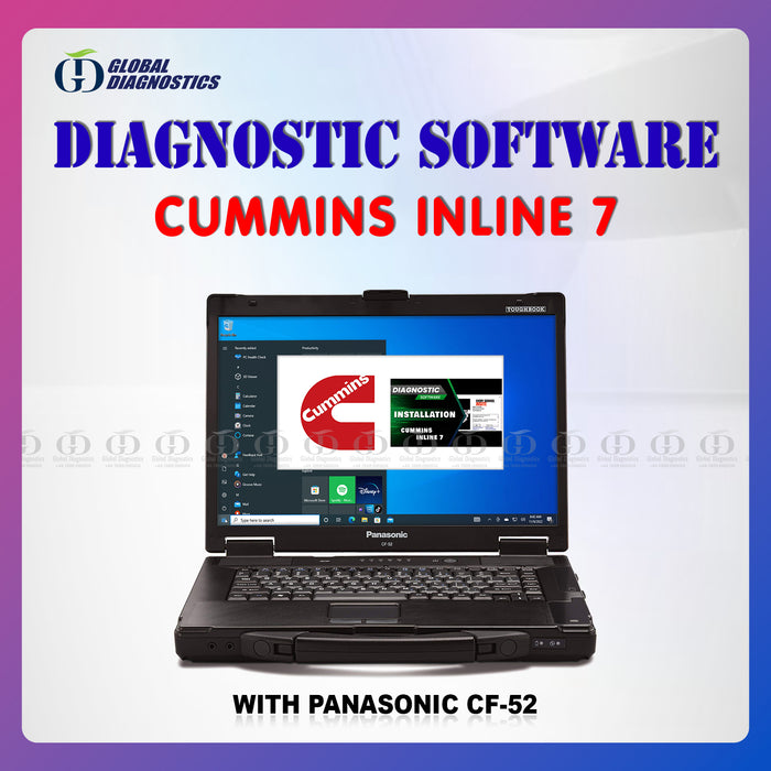 Cummins Inline 7 Diagnostic Software with Laptop