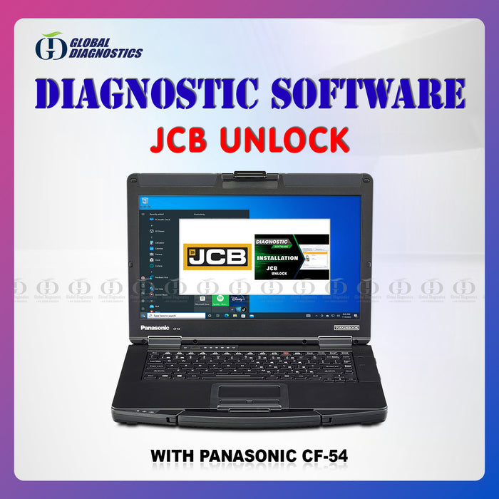 JCB Master service Diagnostic Software with Laptop