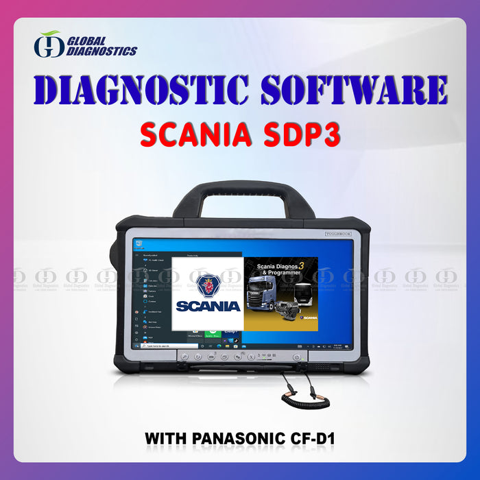 SCANIA SDP3 Diagnostics Software with Laptop