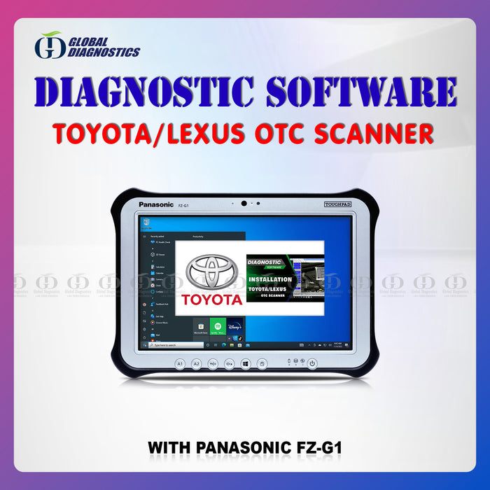 OTC SCANNER FOR TOYOTA/LEXUS Diagnostics Software with Laptop