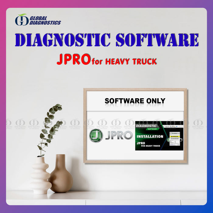 JPRO Vehicle Commercial Diagnostics Software with Laptop