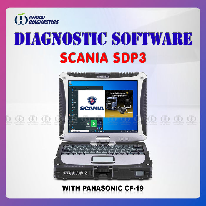 SCANIA SDP3 Diagnostics Software with Laptop