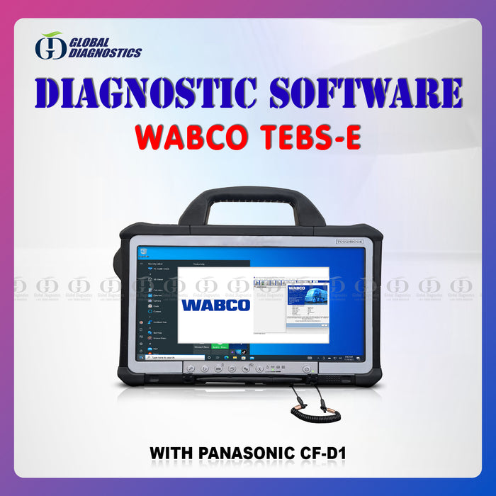WABCO TEBS-E Diagnostics Software with Laptop