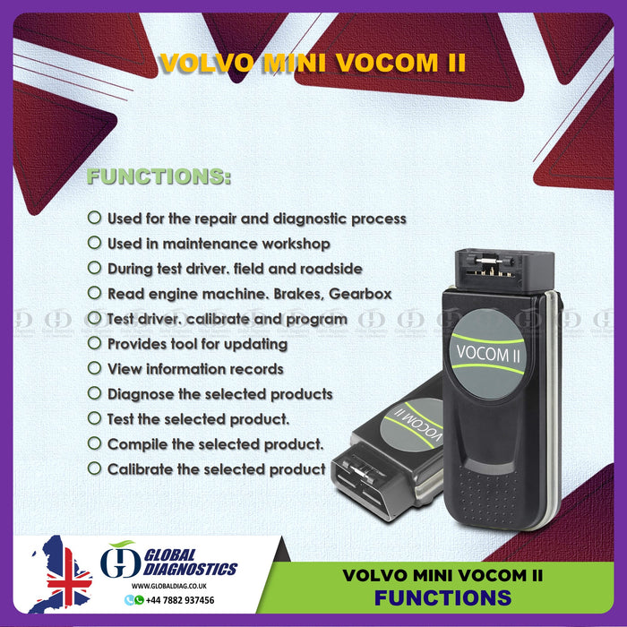 VOLVO Original Mini Vocom II Diagnostic Tools with Software