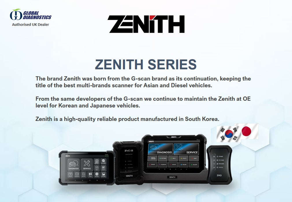 Herramienta de diagnóstico y escaneo ZENITH Z7 LITE 