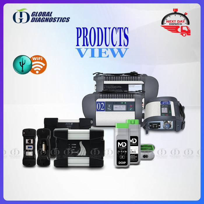 3-IN-1 MERCEDES+BMW+JLR INTERFACE Full System with Fligth Case