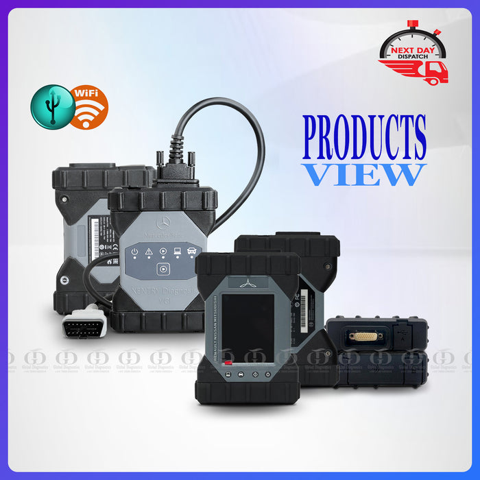 2-IN-1 MERCEDES BOSCH C6 & NISSAN RENAULT CONSULT III PLUS VCI FULL SYSTEM