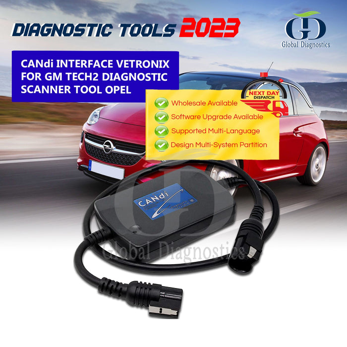 General Motor (GM) CANdi Interface Vetronix Tool with Software