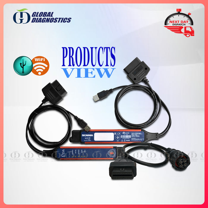 SCANIA VCI 3 For Industry + Marine with Cable Diagnostic Tools with Software