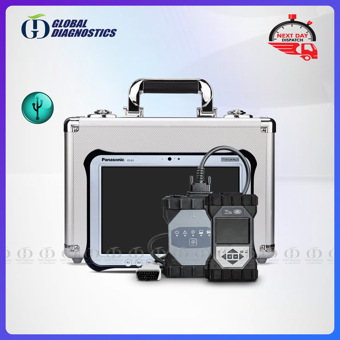 2-IN-1 MERCEDES BOSCH C6 & JLR DOIP VCI FULL SYSTEM WITH FLIGHT CASE