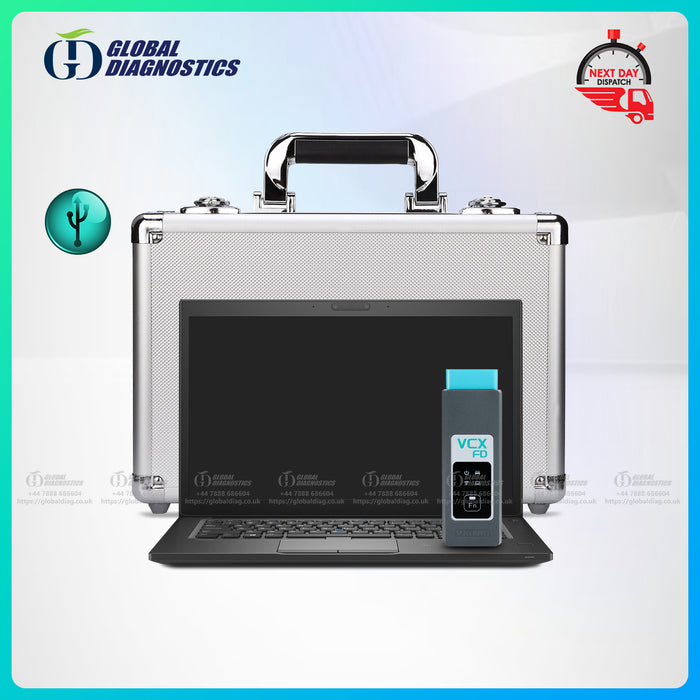 DEALER DIAGNOSTICS FITS VCM3 FD VCM2 FORD PROGRAMMING IDS FDRS FULL SYSTEM WITH FLIGHT CASE