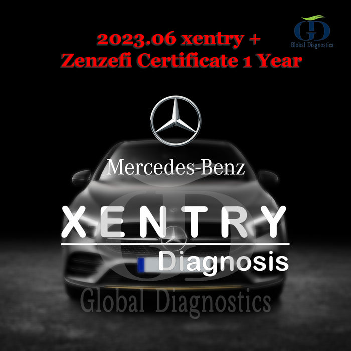 Mercedes XENTRY 2023.06 + ZenZefi Certificate [2023] - WE INSTALL FOR YOU