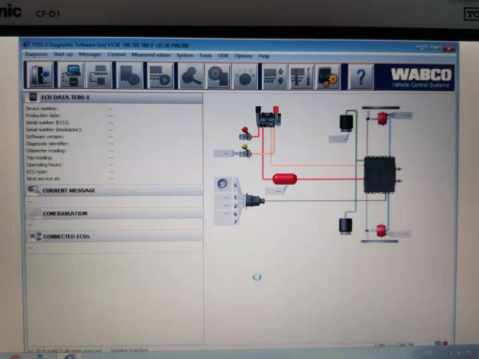 WABCO TEBS-E V6.0 ECAS CAN2 V3 Full System