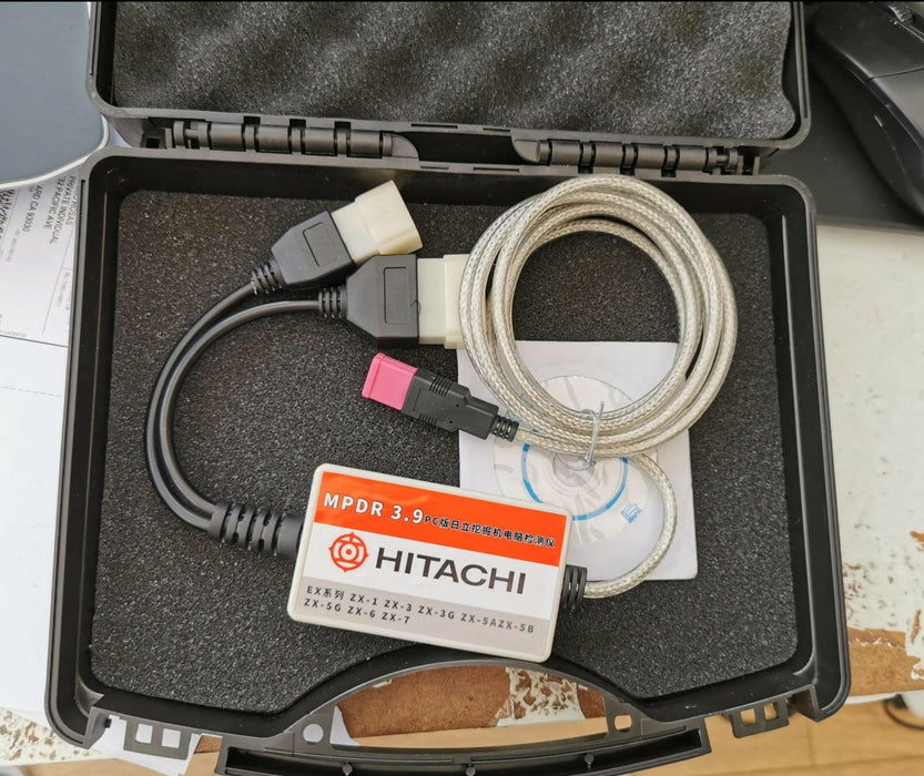Hitachi Excavator Diagnostic Interface Tools with Software